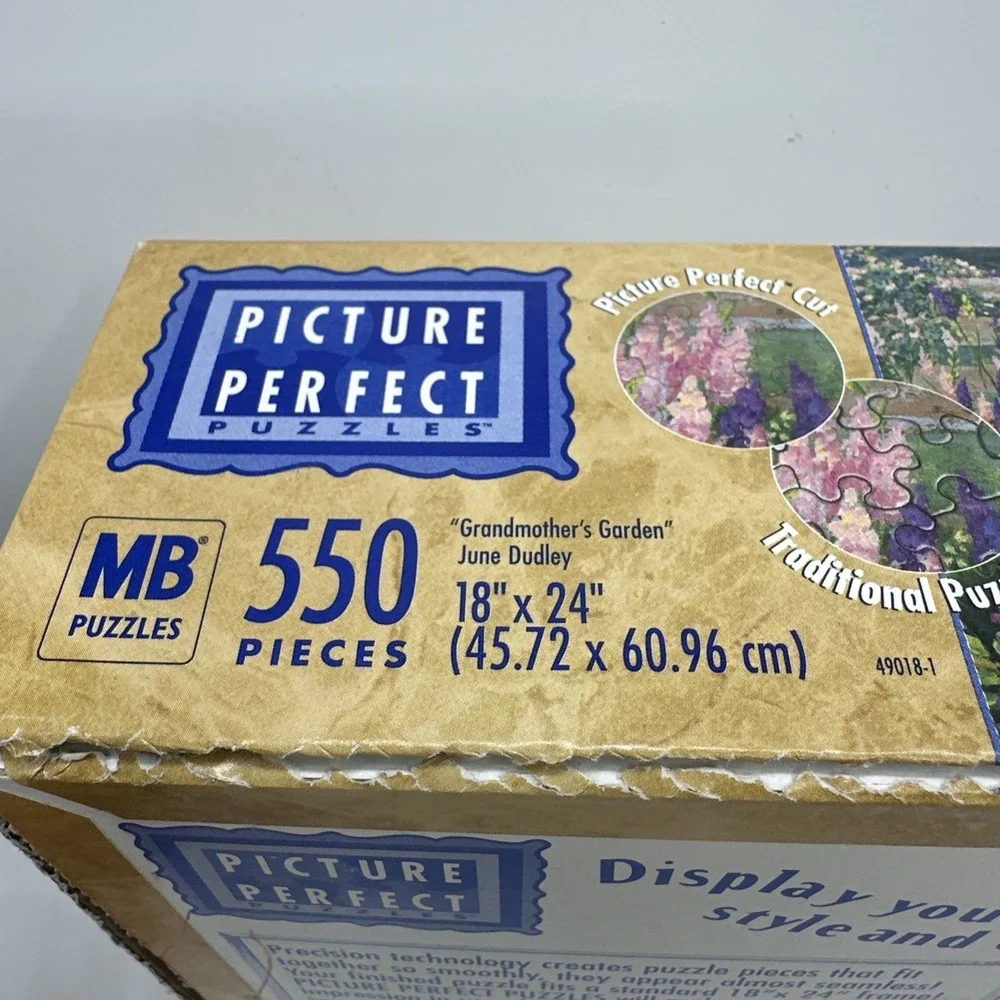MB Puzzle‎ Picture Perfect.  Grandmother's Garden.  550 Pieces